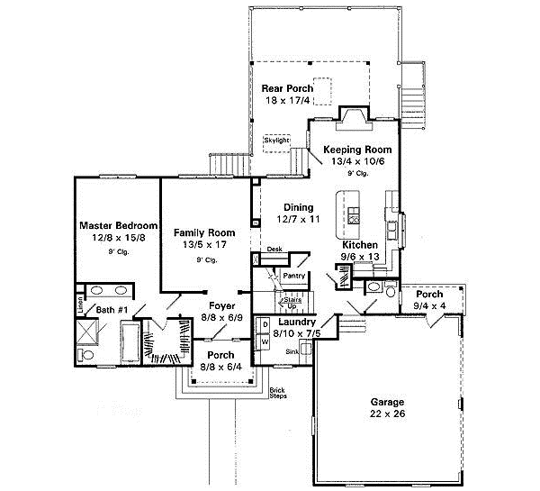 Main Floor Plan: 22-156