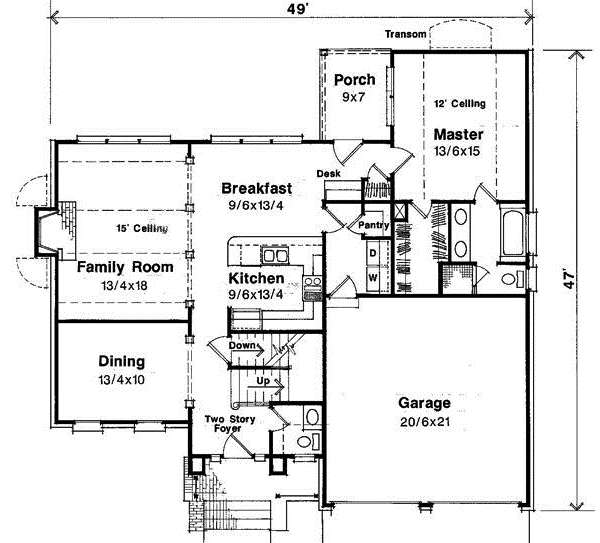 Main Floor Plan: 22-157