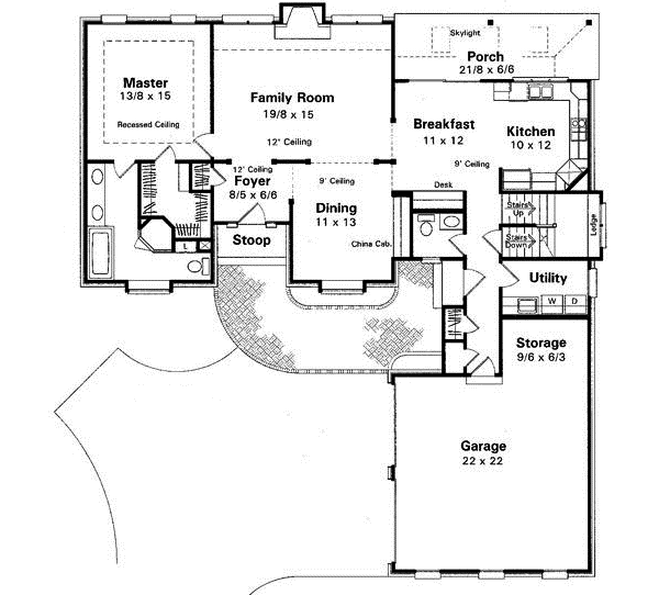 Main Floor Plan: 22-158