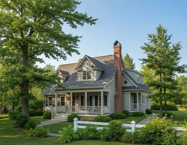 Country house plans 22-159 - front exterior, 2,010 sq ft, 3 bed, 2 bath house plans | Monster House Plans