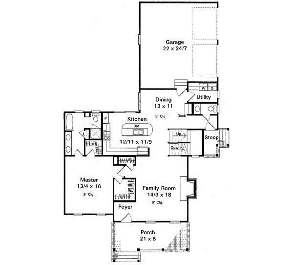 Main Floor Plan: 22-159