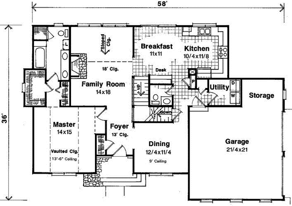 Main Floor Plan: 22-160