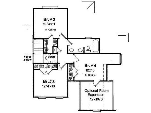 Upper/Second Floor Plan:22-160