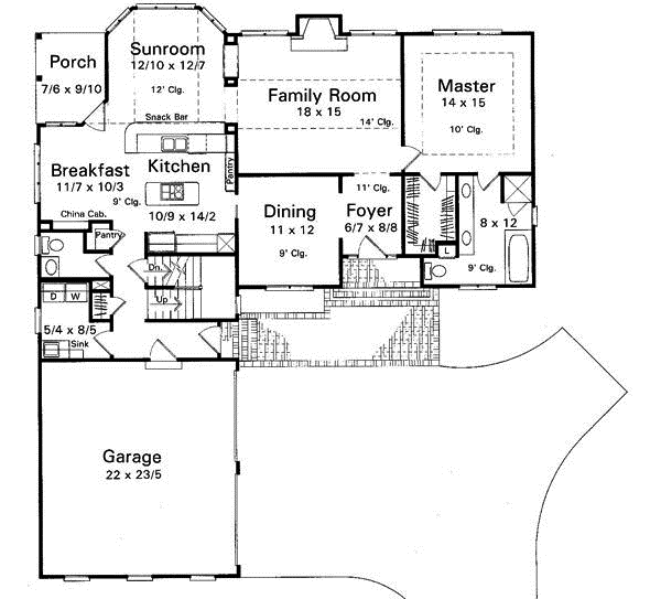 Main Floor Plan: 22-163