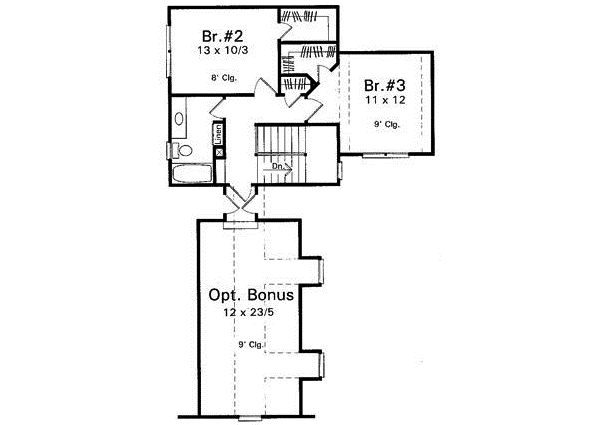 Upper/Second Floor Plan: 22-163