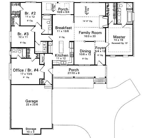 Main Floor Plan: 22-164