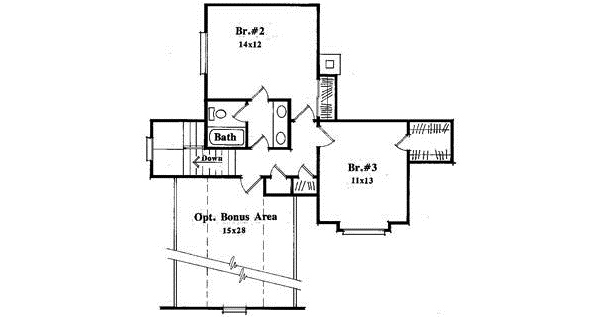 Upper/Second Floor Plan: 22-165
