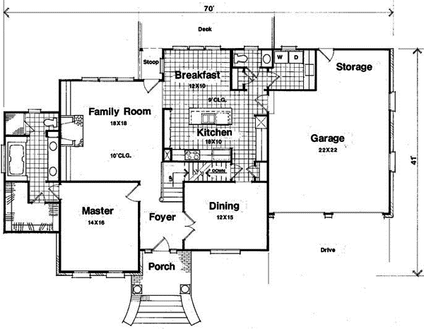 Main Floor Plan: 22-168