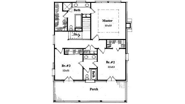 Upper/Second Floor Plan: 22-169