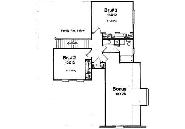 Upper/Second Floor Plan:22-170