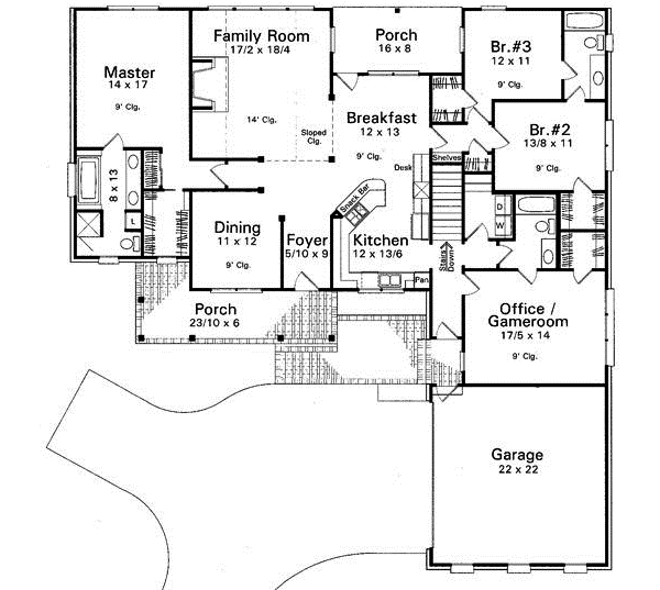 Main Floor Plan: 22-171