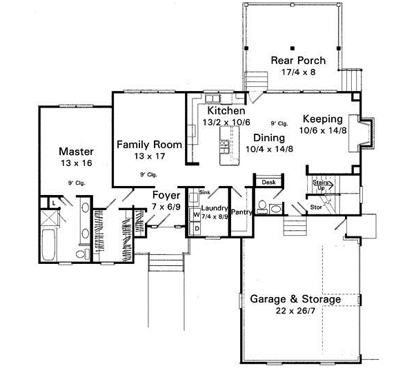 Main Floor Plan: 22-172