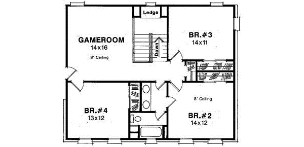 Upper/Second Floor Plan:22-173