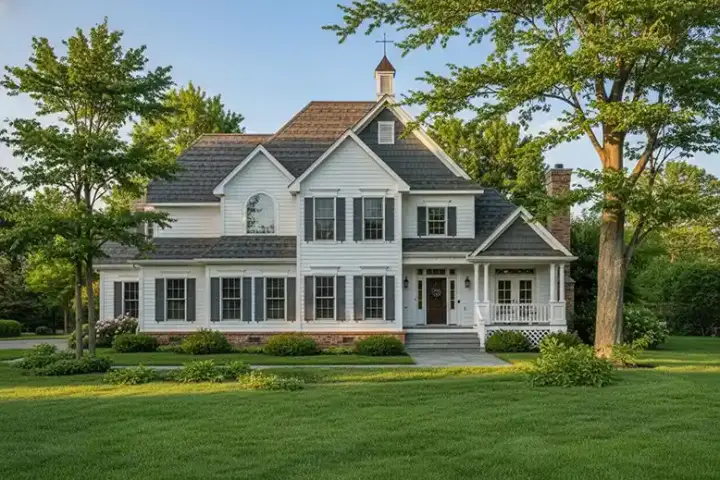 Country house plans 22-175 - front exterior, 3,013 sq ft, 4 bed, 3 bath house plans | Monster House Plans