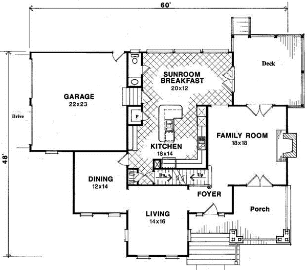 Main Floor Plan: 22-175