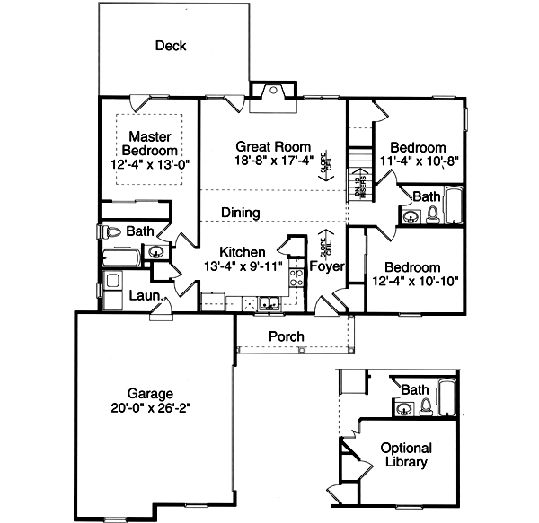 Main Floor Plan: 23-102