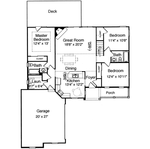 Main Floor Plan: 23-104