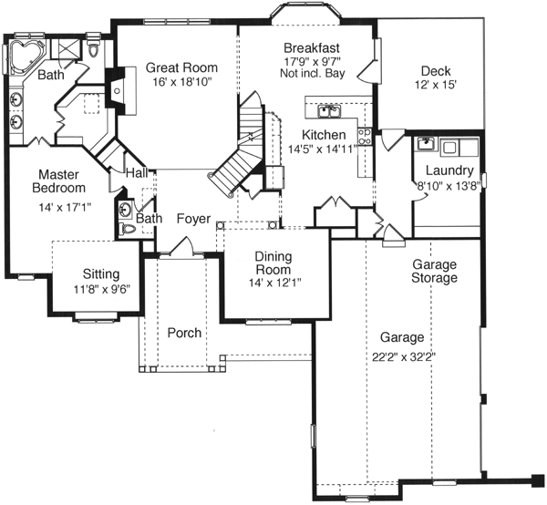 Main Floor Plan: 23-105