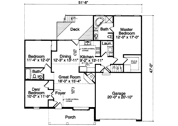 Main Floor Plan: 23-111