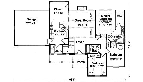 Main Floor Plan: 23-112