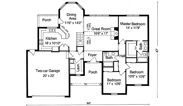 Main Floor Plan: 23-113