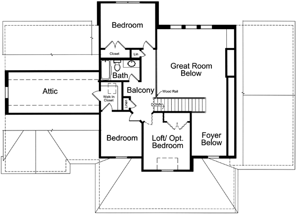 Upper/Second Floor Plan: 23-114