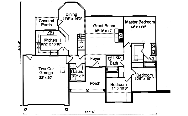 Main Floor Plan: 23-115