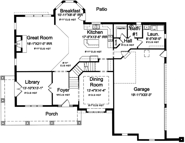 Main Floor Plan: 23-117