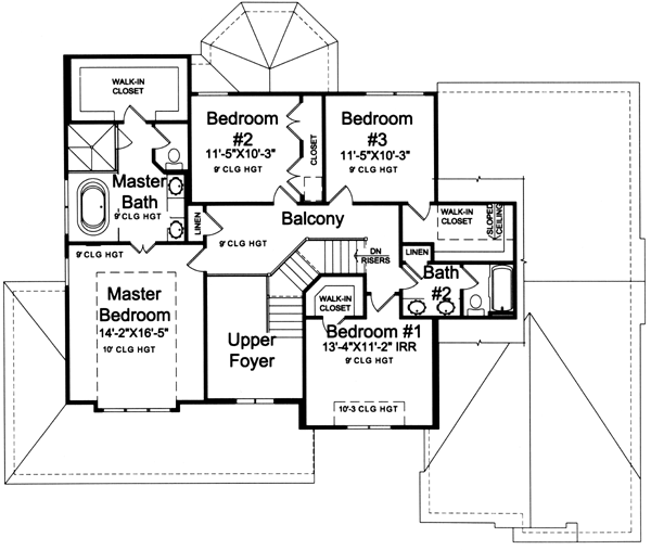 Upper/Second Floor Plan: 23-117