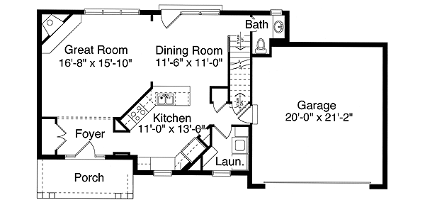 Main Floor Plan: 23-121