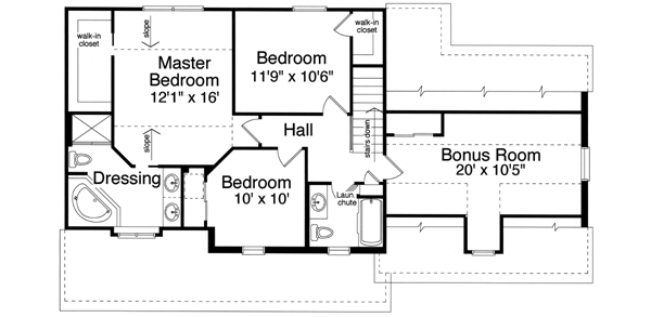 Upper/Second Floor Plan: 23-122