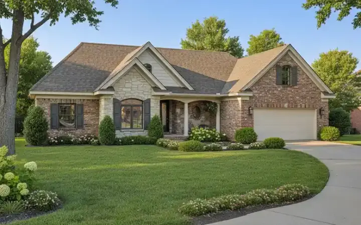 Traditional house plans 23-123 - front exterior, 1,593 sq ft, 3 bed, 2 bath house plans | Monster House Plans