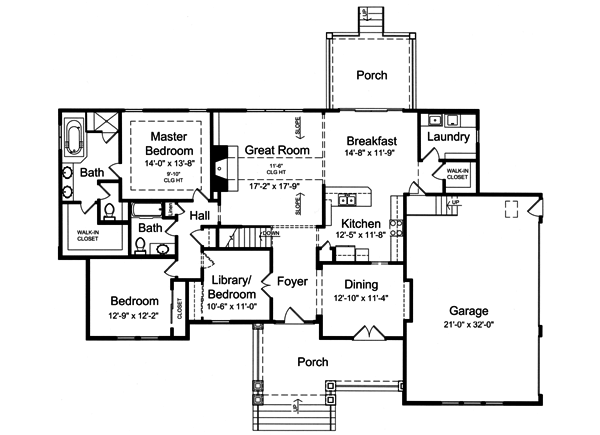 Main Floor Plan: 23-133