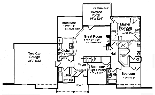 Main Floor Plan: 23-135