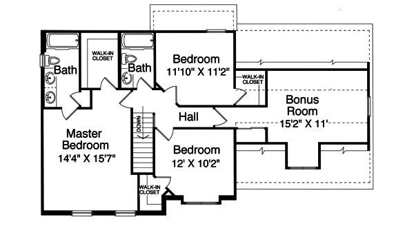 Upper/Second Floor Plan: 23-138