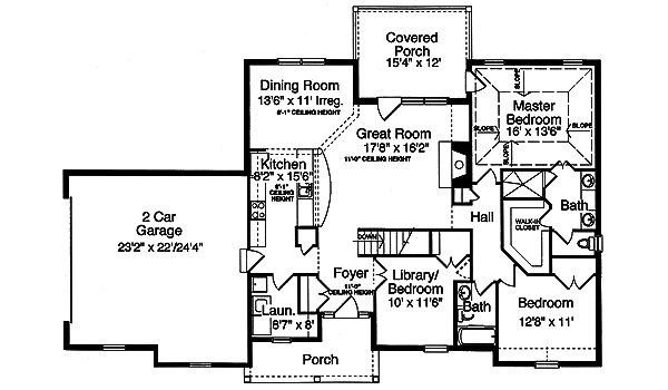Main Floor Plan: 23-142