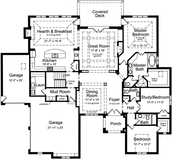 Main Floor Plan: 23-145