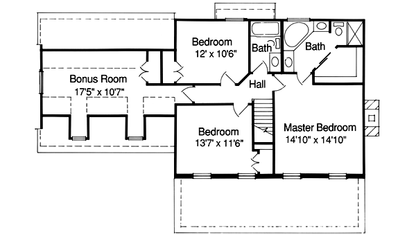 Upper/Second Floor Plan:23-146