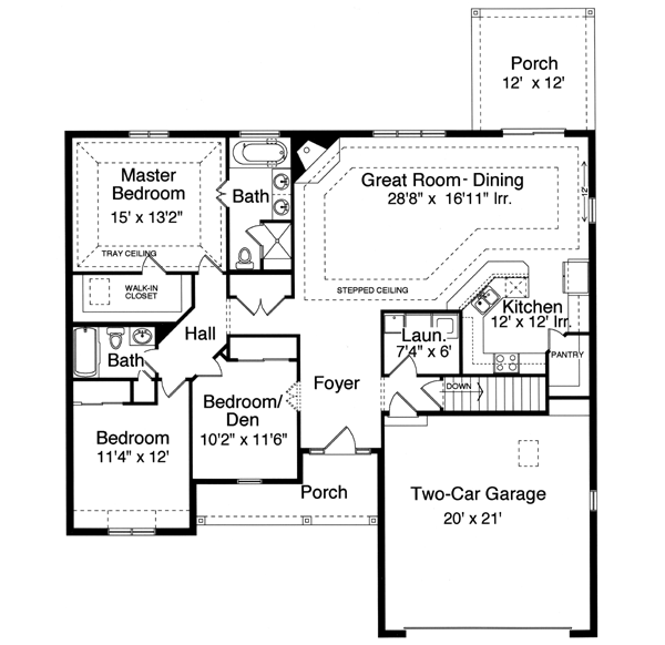 Main Floor Plan: 23-147
