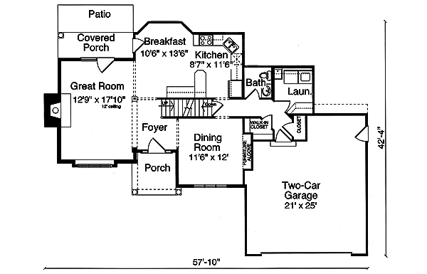 Main Floor Plan: 23-153