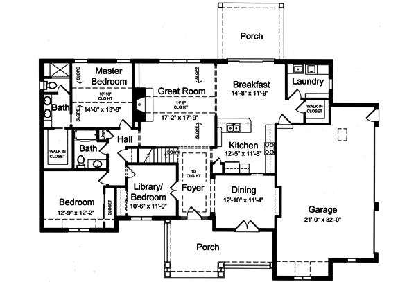 Main Floor Plan: 23-158