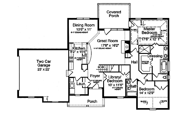 Main Floor Plan: 23-161