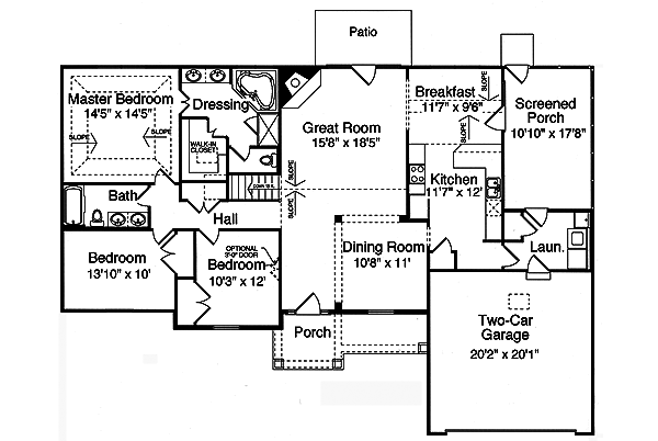 Main Floor Plan: 23-175