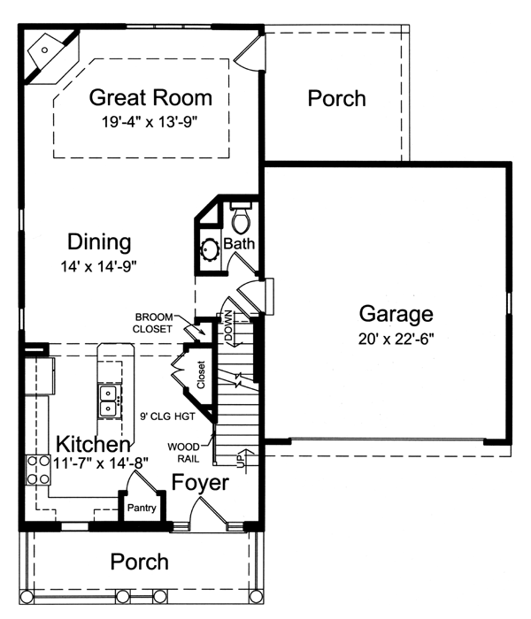 Main Floor Plan: 23-193