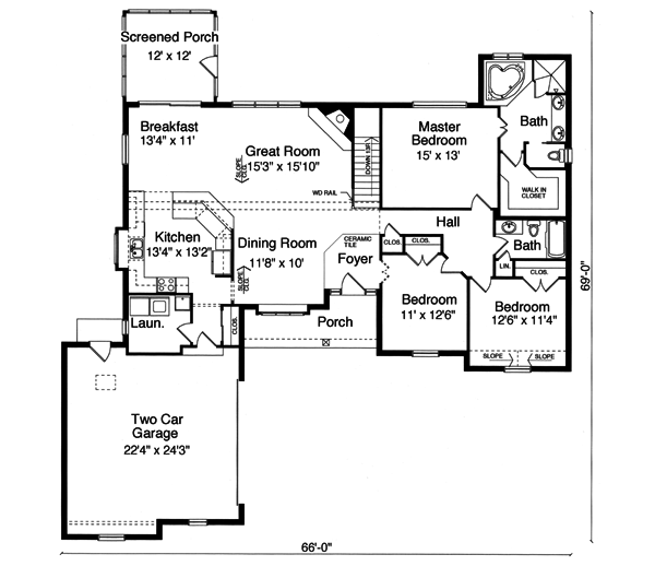 Main Floor Plan: 23-196