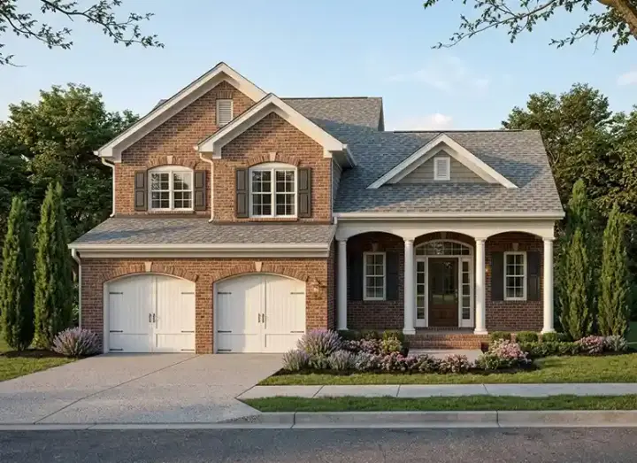 Southern house plans 23-202 - front exterior, 1,921 sq ft, 4 bed, 2 bath house plans | Monster House Plans