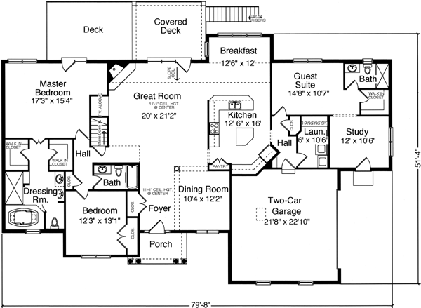 Main Floor Plan: 23-213
