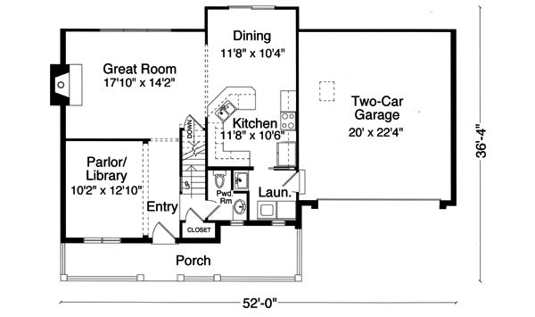 Main Floor Plan: 23-220