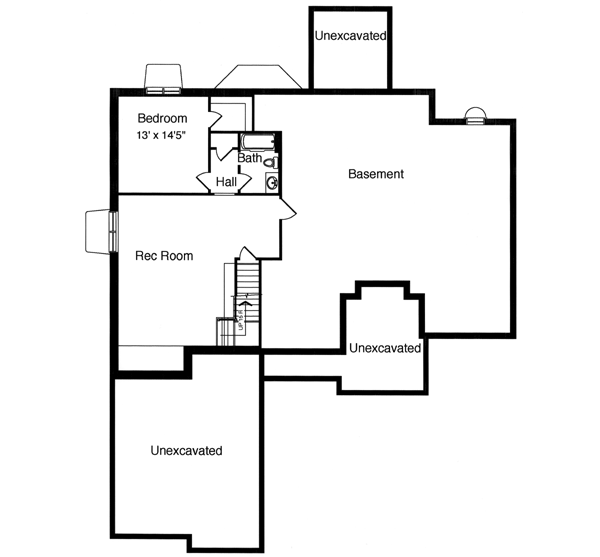 Lower Floor Plan: 23-224
