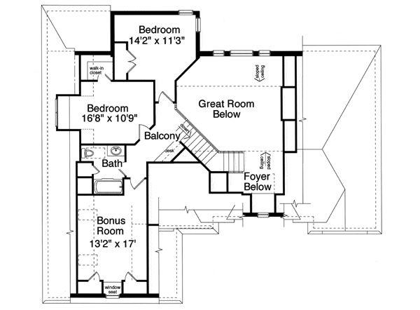 Upper/Second Floor Plan: 23-227